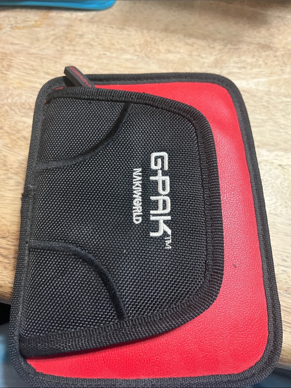 Gameboy carrying case that holds console and several games. Good used condition